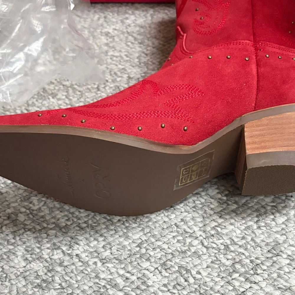Dingo Hallmark by Opry Red Western Boots size 9 - Picture 3 of 8